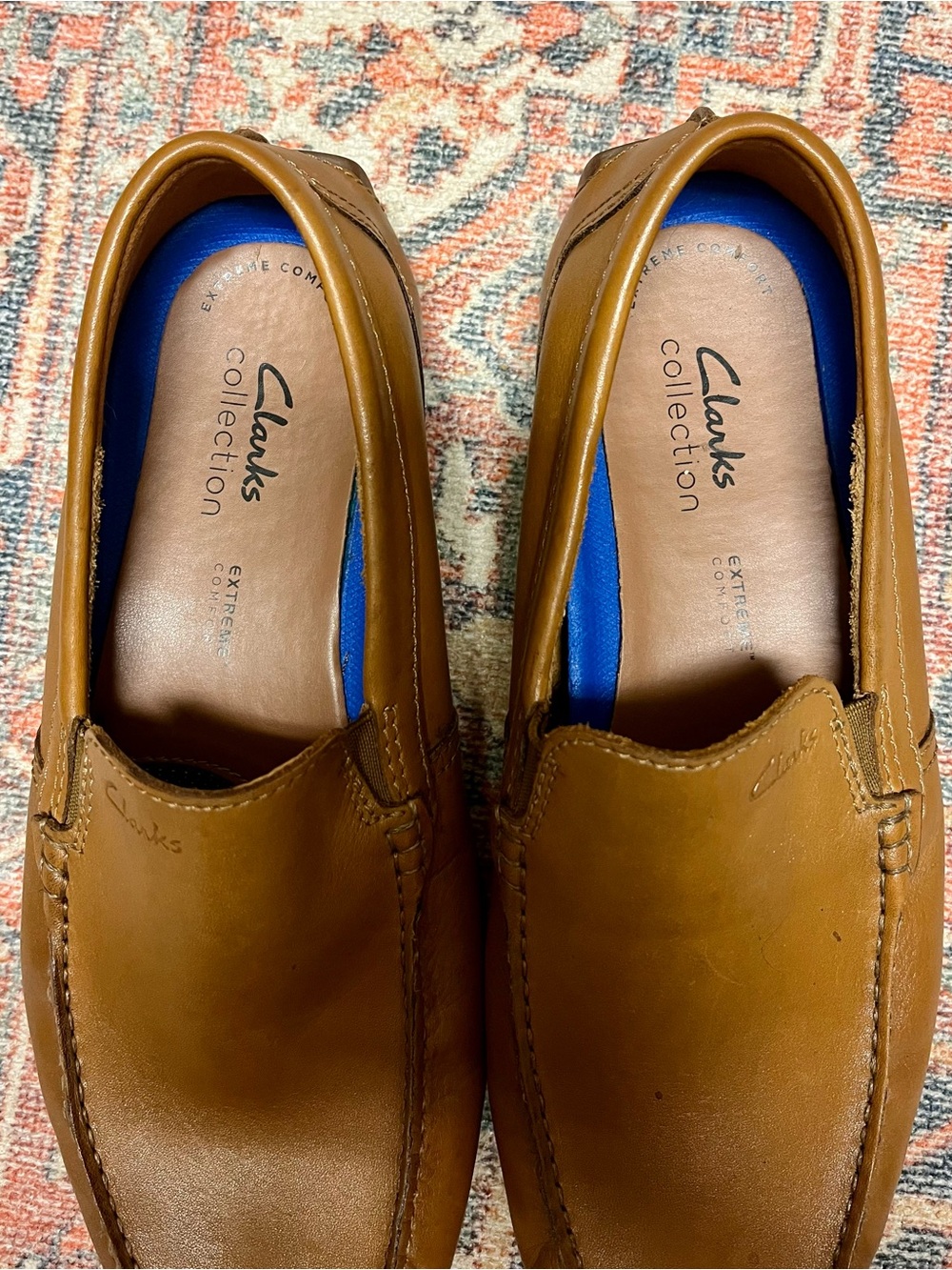 Clarks Men’s Markman Plain Leather Loafers - Picture 3 of 11